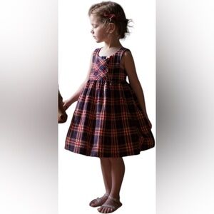 Funny Princess Sleeveless Plaid Autumn/Winter Dress